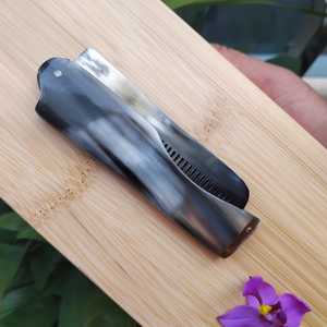 The Craft Exim Handcrafted Hand Engraved Hair Care Horn <b>Comb</b> for Daily Grooming and Smooth Hair Use - Product Image 2