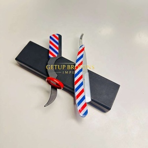 Rasoir de sécurité professionnel pour homme à lame unique en acier inoxydable, design multicolore, personnalisable, marque privée - Product Image 2