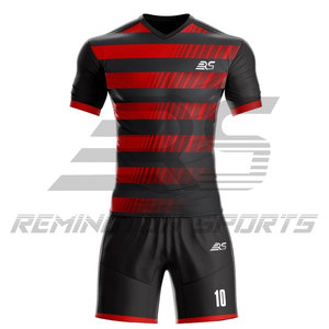 เสื้อฟุตบอลแบบปรับแต่งได้ชุดฟุตบอลเสื้อเจอร์ซีย์กางเกงขาสั้นชุดฟุตบอล - Product Image 3