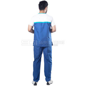 Tenue d'hôpital haut de gamme extensible dans les 4 sens, sur mesure, vente en gros, pour hommes et femmes, blouses de médecin et d'infirmière, uniformes tricotés pour médecins et infirmières - Product Image 1