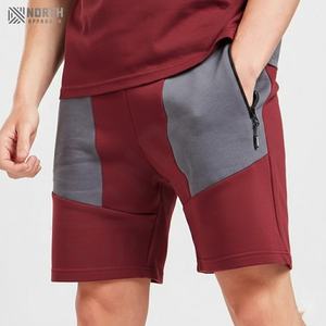 Best Selling High Quality <b>Men</b> Cotton Spandex <b>Baggy</b> <b>Shorts</b> Casual Fitness Gym Wear Custom Logo Design Solid Pattern Front Logo - Product Image 2