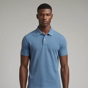 Mens Smart Casual Polo <b>T</b> <b>Shirt</b> Soft Fabric Durable Design Collared Top for <b>Office</b> and Outdoor Activities - Product Image 4