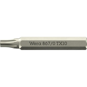 Llave Hexagonal Wera Bit 867/0 Micro TX 10 L.30mm, Categoría de Producto VPE 10 - Product Image 1