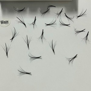 Extensiones de Pestañas al por Mayor, Estilo Wispy 5D 7D 9D, Hechas a Mano con Pelo Sintético, Grosor de 0.03mm-0.15mm, Curvatura CC/D/DD/M/L Mixta - Product Image 5