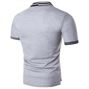 เสื้อโปโลคอโปโลผู้ชายสไตล์แฟชั่นใหม่เสื้อคอโปโลผ้าโพลีเอสเตอร์/ ผ้าฝ้ายขนาดใหญ่พิเศษออกแบบโลโก้ได้ตามต้องการ - Product Image 2