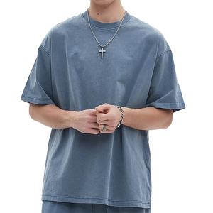 T-shirts col rond pour hommes Tissu doux Impression de logo personnalisée Disponible en gros T-shirts col rond Coupe personnalisée T-shirts classiques pour hommes - Product Image 1