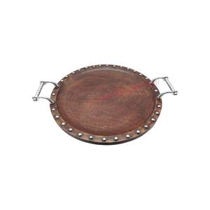 Plateau de service en bois carré de haute qualité avec poignées commande en gros accessoires de cuisine personnalisables - Product Image 5