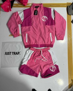 Nuevo Conjunto Deportivo de Invierno para Hombre, Chaqueta Cortavientos y Pantalones Cortos de Nylon 100%, Resistente al Viento, con Logotipo Personalizado y Reflectante 3M - Product Image 2