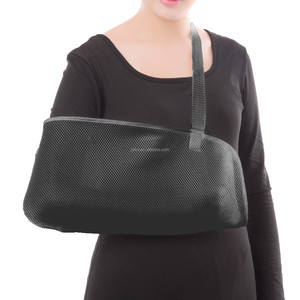 Penyangga Lengan Medis Berbahan Mesh Bernapas untuk Musim Panas, Penopang Lengan Bawah, Imobilisasi Bahu, OEM, Penyangga Lengan Ortopedi Berbahan Mesh yang Dapat Disesuaikan - Product Image 2