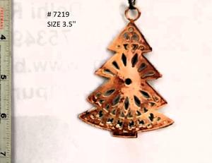 Adorno colgante de árbol de Navidad de forma redonda, accesorios decorativos festivos para decoraciones navideñas - Product Image 5