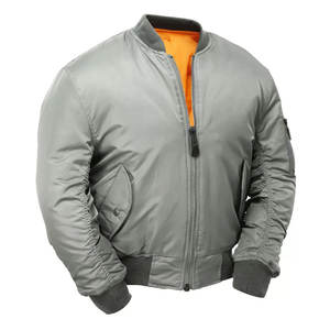 Chaqueta bomber ligera informal personalizada para hombre para otoño e invierno, chaqueta bomber de moda transpirable para hombre - Product Image 6