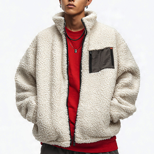 Veste en polaire sherpa à sublimation OEM, veste en polaire polaire pour homme, veste en polaire polaire imprimée pour homme, veste en polaire polaire à sublimation - Product Image 5