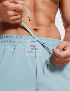 Pantalon de gymnastique en polyester respirant à double épaisseur Short de gymnastique personnalisé Short de gymnastique de haute qualité - Product Image 4