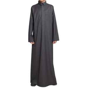 Vêtements musulmans, style arabe, thobe jubba pour hommes, vente en ligne, nouveau design, dernière mode, jubba thobe pour hommes - Product Image 1