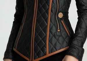 CHAQUETA DE CUERO DE ANTE ESTILOSA PARA MUJER - Product Image 5