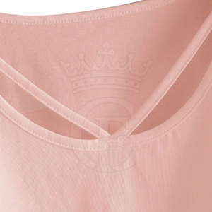 Haut court pour femme design personnalisé pour l'extérieur, couleur unie, manches courtes, confortable et écologique pour l'été - Product Image 4