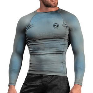 Dernière conception, vente chaude, chemises de compression à manches longues pour hommes, respirantes, légères, grandes tailles, vêtements de fitness confortables - Product Image 1