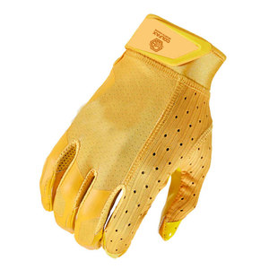 Gants de football américain en cuir de haute qualité, légers, avec sangle de poignet réglable, unisexe, vente en gros - Product Image 4