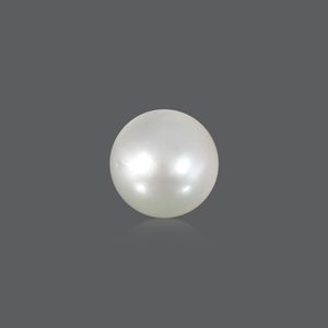 Perle des mers du Sud 6,1 carats, naturelle, blanche/dorée, pour la fabrication de bijoux - Product Image 2