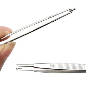 แหนบสแตนเลสเครื่องมือทำเล็บพร้อมเคล็ดลับสี่เหลี่ยมสำหรับใช้ในบ้าน - Product Image 6