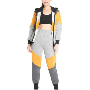 Plus Size Two Piece Women's Set <b>Running</b> Fitness Crop Top <b>Hoody</b> Sweatpants Gym Clothing Women Tracksuit Sweatsuit Set - Product Image 5