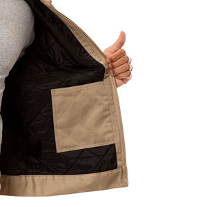 เสื้อแจ็กเก็ตกระแทกลำลองสำหรับผู้ชายสไตล์ไฮสตรีทแบบมีกระดุมแถวเดียวเสื้อผ้าใบระบายอากาศได้ดีเป็นมิตรกับสิ่งแวดล้อม - Product Image 5