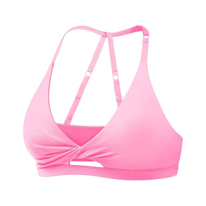 Moda Comfort Twist Camisetas sin mangas personalizadas Sujetador deportivo elástico Correr Yoga Tirantes Transpirable Fitness Sujetador deportivo de secado rápido - Product Image 5