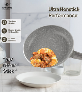 Ensemble de poêles 3 pièces Fond à induction Revêtement en granit - Product Image 5