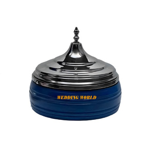 Marmite en bois nacre de haute qualité, fait main, design classique, élégant et luxueux, chauffe-plats en bois - Product Image 2