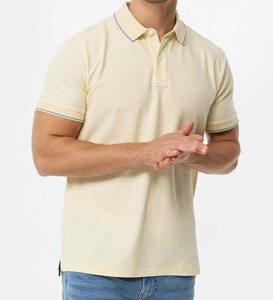 Ropa informal de verano de alta calidad para hombre para Camiseta 100% algodón/poliéster Jersey manga corta suelta media cremallera personalizada - Product Image 6