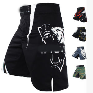 Créez votre propre logo Short MMA imprimé entièrement personnalisé/Fournisseur direct d'usine Short MMA confortable - Product Image 1