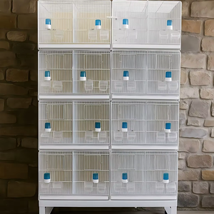 <span class=keywords><strong>Cage</strong></span> à oiseaux empilable en stock, grande <span class=keywords><strong>cage</strong></span> de reproduction pour oiseaux, <span class=keywords><strong>cage</strong></span> en métal pour perroquets, volière extérieure, <span class=keywords><strong>cage</strong></span> à pigeons mobile - Product Image 1