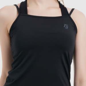 Haut de yoga noir Vital Tank - Product Image 5
