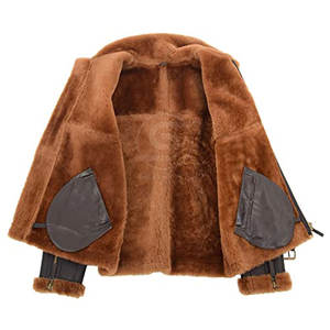 Veste en cuir de vachette respirante et légère pour homme, en peau de mouton, décontractée, écologique, avec logo frontal, haute qualité, prix avantageux - Product Image 5