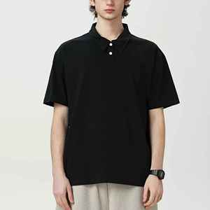 Camiseta Polo Personalizada con Logotipo para Hombre, Mezcla de Algodón de 260 g/m², Transpirable, para Golf, Bordada, Color Sólido, Lisa - Product Image 4