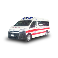 Ambulance d'occasion du Japon, Toyota Hiace, véhicule de secours hospitalier neuf, moteur essence 3.5L, à vendre