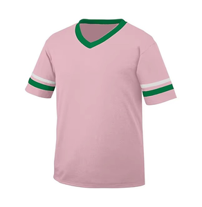 Sublimación manga holgada rayas bordadas High School College fútbol americano Jerseys poliéster secado rápido Jersey personalizado - Product Image 5