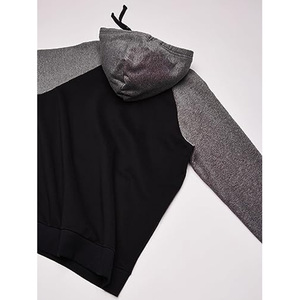 เสื้อมีฮู้ดผ้าคอตตอนสองสีสำหรับผู้ชายเสื้อแนวสตรีทแวร์ผ้าคอตตอน100% งานปักตามสั่ง - Product Image 4