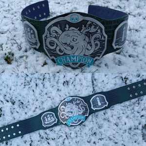 Ceinture de championnat personnalisée, design unique, matériaux durables, matches de lutte, tournois, cérémonies de remise de prix avec logo personnalisé - Product Image 5