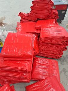 Bâche en PE bâche en PE bon marché bâche en PE bleu orange argent noir blanc couleur verte - Product Image 3