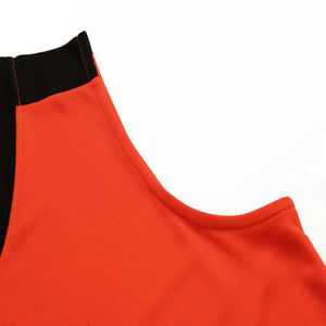 Orange et noir couleur confortable vêtements de sport les plus vendus propre logo nom de l'équipe uniforme de basket-ball imprimé par des industries incroyables - Product Image 6