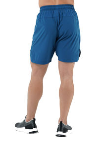 Pantalones cortos de gimnasio Logotipo personalizado Pantalones cortos deportivos para hombres con bolsillos con cremallera Pantalones cortos deportivos de entrenamiento para hombres - Product Image 5