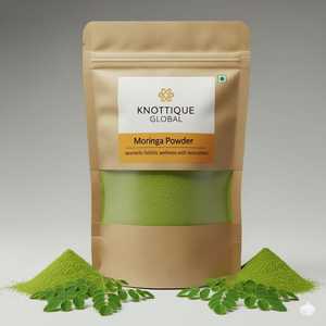 Poudre de feuille de Moringa dense nutritive Poudre de feuille verte pour la cuisson des smoothies et la préparation des aliments en Inde - Product Image 5