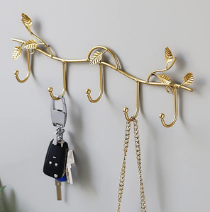 Home Craft Quality Metal Wall-Mounted <b>Coat</b> <b>Hooks</b> Decorative Clothes Hangers for Living Room Bedroom Bathroom Kitchen Wardrobe - Product Image 1