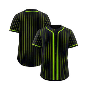 Uniformes de Béisbol Personalizados al por Mayor, 100% Poliéster, Conjuntos con Logotipo Frontal, Secado Rápido, Transpirables, Tallas para Adultos, Nombres de Equipos Personalizados - Product Image 3
