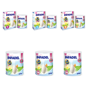 Sữa bột bổ sung chất DHA INFADEL 400g, cấp độ 2 (6-12 tháng), đạt chuẩn Halal, chất lượng cao, có thể tùy chỉnh - Product Image 3