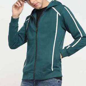 Ropa de invierno Casual Sudaderas con capucha para hombre Color sólido Cremallera Básicos Ropa de moda Slim Fit Último diseño Algodón Transpirable Sudaderas con capucha para hombre - Product Image 4