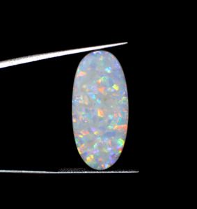 โอปอลธรรมชาติจากออสเตรเลีย 22 กะรัต รูปไข่ ทรงคาโบชอง คูเบอร์เพดี้ คุณภาพสูง งานแฮนด์เมด - Product Image 1