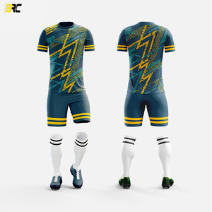 Uniforme de entrenamiento de fútbol para hombre, impresión por sublimación, directo de fábrica - Product Image 2