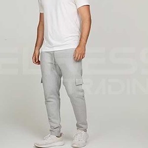 Pantalones de entrenamiento ajustados para hombre, pantalones de chándal cónicos para culturismo, gimnasio, bolsillos con cremallera, atléticos, para correr, rectos informales - Product Image 5
